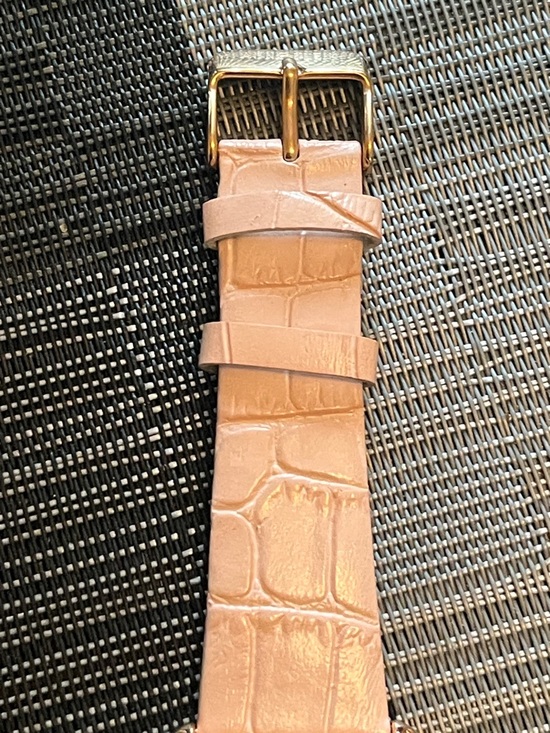 Anne Klein Rose Gold Case with Blush Pink Leather Strap Square Watch main image 5